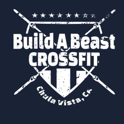 Build A Beast Crossfit Chula Vista, Ca - Workout T-shirt Design T-Shirt Design - 4305
