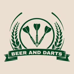 Beer And Darts - Darts T-shirt Design T-Shirt Design - 3128