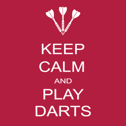 Keep Calm And Play Darts - Darts T-shirt Design T-Shirt Design - 3121