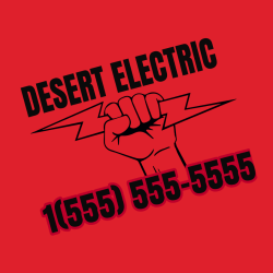 Desert Electric - Construction T-shirt Design T-Shirt Design - 137