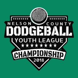 Dodgeball Championship Youth League Nelson County - Dodgeball T-shirt Design T-Shirt Design - 3218
