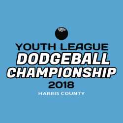 Harris County Youth League Dodgeball Championship - Dodgeball T-shirt Design T-Shirt Design - 3207