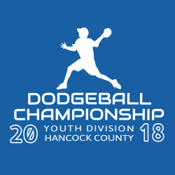 Dodgeball Championship Youth Division Hancock County - Dodgeball T-shirt Design T-Shirt Design - 322