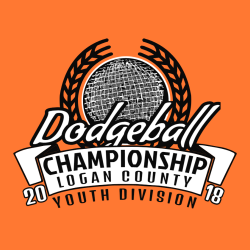 Dodgeball Championship Logan County Youth Division - Dodgeball T-shirt Design T-Shirt Design - 3224