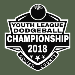Dodgeball Youth League Championship Goliad County - Dodgeball T-shirt Design T-Shirt Design - 3206