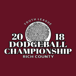 Dodgeball Championship Youth League Rich County - Dodgeball T-shirt Design T-Shirt Design - 3211