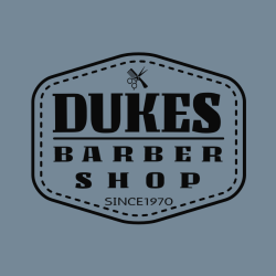 Dukes Barber Shop Since1970 - Barbershops &amp; Salons T-shirt Design T-Shirt Design - 3407