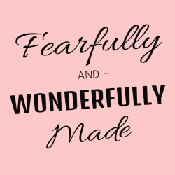 Fearfully and wonderfully made - Christian T-shirts Design T-Shirt Design - 3819