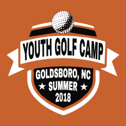 Youth Golf Camp Goldsboro, Nc T-Shirt Design - 2935