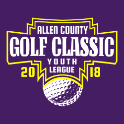Golf Classic Allen County Youth League T-Shirt Design - 2924