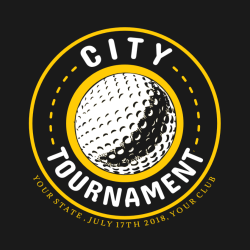 Golf Tournament - Golf T-shirt Desing T-Shirt Design - 1772