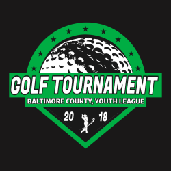 Golf Tournament Baltimore County T-Shirt Design - 2909