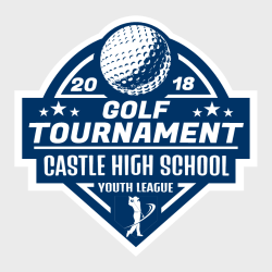 Tournament Golf T-Shirt Design - 2910
