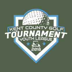 Kent County Golf Tournament Youth League T-Shirt Design - 2911