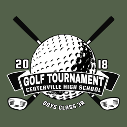 Golf Tournament - Golf T-shirt Design T-Shirt Design - 2937