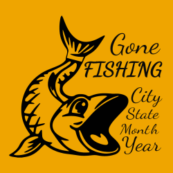 Fishing Event - Fishing T-shirt Design T-Shirt Design - 4086