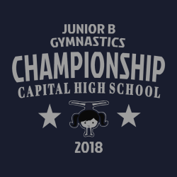 Gymnastics Championship - Gymnastics T-shirt Design T-Shirt Design - 3069