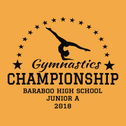 Gymnastics Championship- Gymnastics T-shirt Design T-Shirt Design - 3061