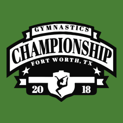 Gymnastics Championship Fort Worth, Tx - Gymnastics T-shirt Design T-Shirt Design - 3064