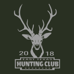East Texas Hunting Club - Hunting T-shirt Design T-Shirt Design - 3019
