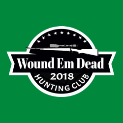 Wound Em Dead Hunting Club - Hunting T-shirt Design T-Shirt Design - 3022