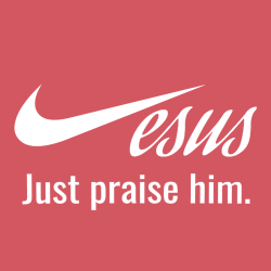 Jesus Just Praise Him. - Christian T-shirt Design T-Shirt Design - 3917