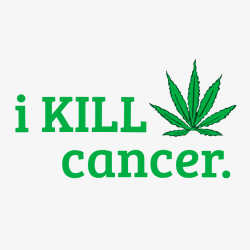 I Kill Cancer. - Cancer Awareness T-shirt Design T-Shirt Design - 1081