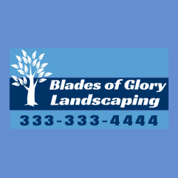 Blades Of Glory Landscaping - Landscaping T-shirt Design T-Shirt Design - 3315
