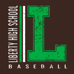 Baseball Liberty High School - Baseball T-shirt Design T-Shirt Design - 4031
