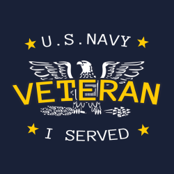 U.s.navy Veteran I Served - Navy T-shirt Design T-Shirt Design - 4216