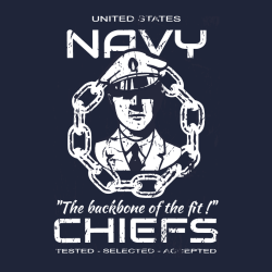 United States Navy "the Backbone Of The Fit !" Chiefs Tested - Selected - Accepted - Navy 