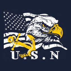 U.s.n - Navy T-shirt Design T-Shirt Design - 4212