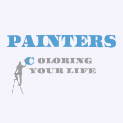 Painters Coloring Your Life - Construction T-shirt Design T-Shirt Design - 214