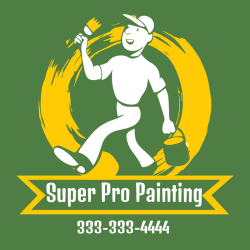 Super Pro Painting 333-333-4444 - Painting T-shirt Design T-Shirt Design - 3330