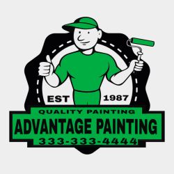 Advantage Painting 333-333-4444 Quality Painting Est 1987 - Painting T-shirt Design T-Shirt Design -