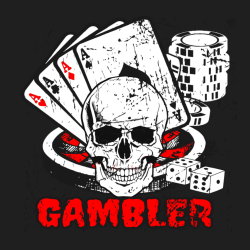 Gambler - Poker Party T-shirt Design T-Shirt Design - 4276