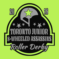 Roller Derby 8-wheeled Assassins - Roller Derby T-shirt Design T-Shirt Design - 3005