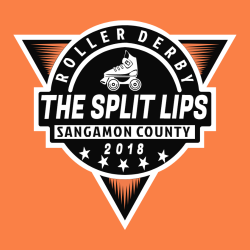 The Split Lips Roller Derby Sangamon County - Roller Derby T-shirt Design T-Shirt Design - 3007