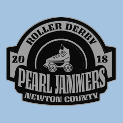 Roller Derby Pearl Jammers Newton County - Roller Derby T-shirt Design T-Shirt Design - 3000