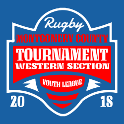 Montgomery County Rugby Tournament Western Section Youth League  - Rugby T-shirt Design T-Shirt Desi