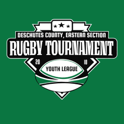 Deschutes County, Eastern Section Rugby Tournament Youth League - Rugby T-shirt Design T-Shirt Desig