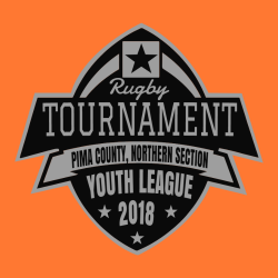 Rugby Tournament Pima County, Northern Section Youth League - Rugby T-shirt Design T-Shirt Design - 