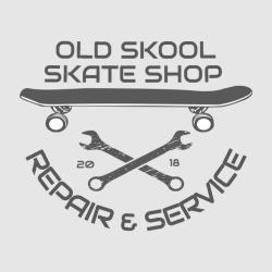 Skate Shop Repair & Service - Skateboarding T-shirt Design T-Shirt Design - 1871
