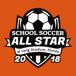 Florida All Star School Soccer - Soccer T-shirt Design T-Shirt Design - 2856