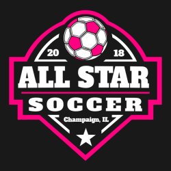 Soccer All Star Champaign, Il T-Shirt Design - 2854