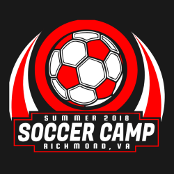 Soccer Camp Richmond, Va  - Soccer T-shirt Design T-Shirt Design - 2870