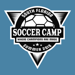 Soccer Camp South Florida  - Soccer T-shirt Design T-Shirt Design - 2863