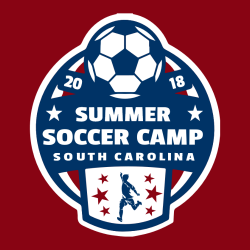 Soccer Camp Summer South Carolina T-Shirt Design - 2868