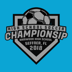 Soccer Championsip Seffner, Fl 2018 - Soccer T-shirt Design T-Shirt Design - 2817