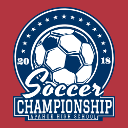 Soccer Championship - Soccer T-shirt Design T-Shirt Design - 2821